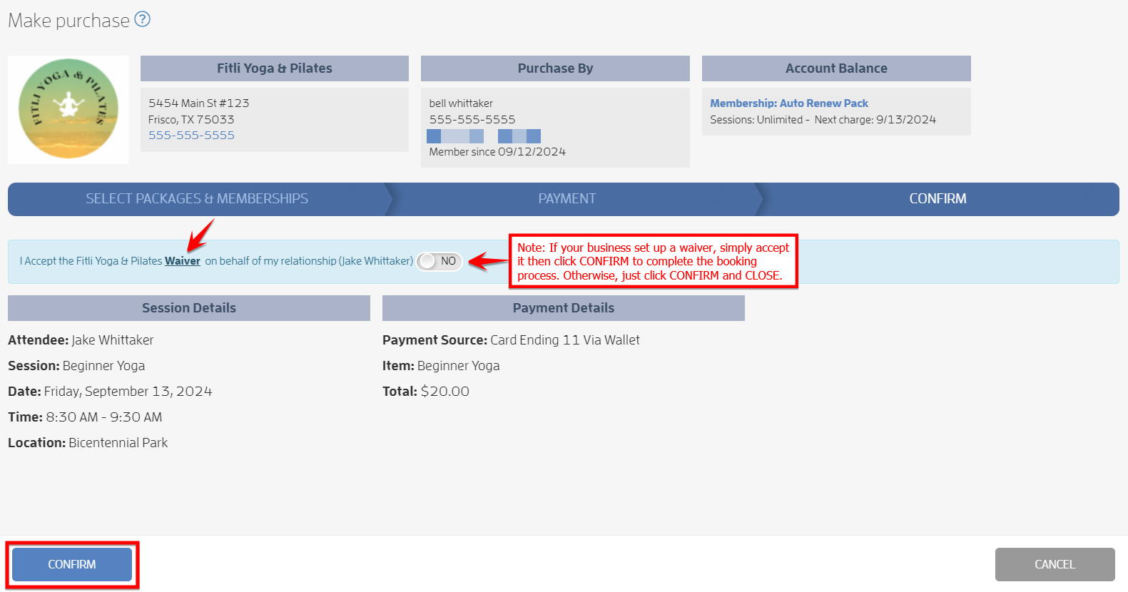 How to Add Relationships While Booking? — screenshot 14
