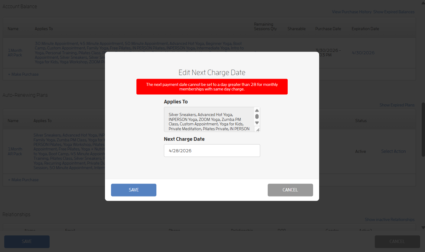 How to Make an Auto-Renewing Package Renew on the Same Day of the Month? — screenshot 17