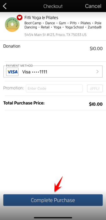 iOs App: I want to donate to my business' charitable cause. How can I do this? — screenshot 5