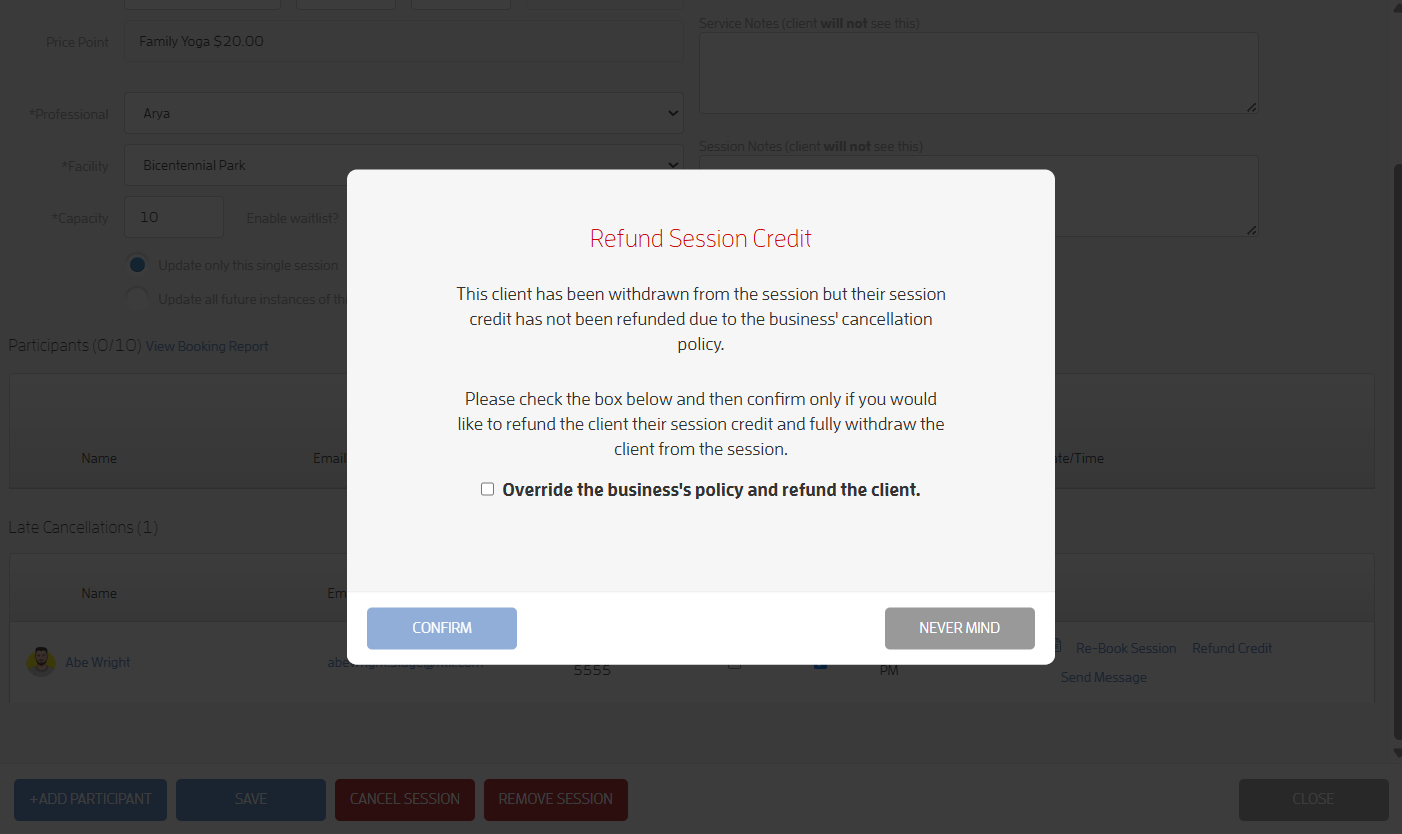 How to Set Custom Booking & Cancellation Policies by Service? — screenshot 33