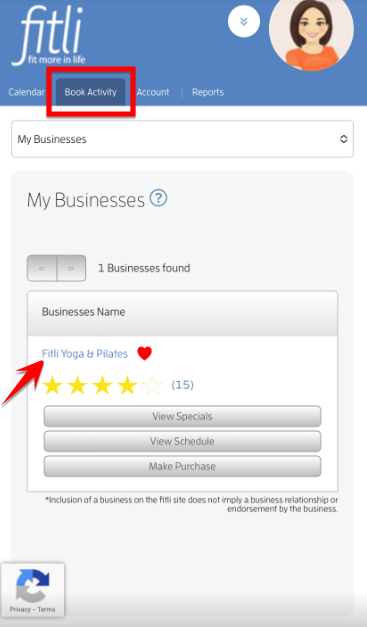 Mobile version: How to contact the business? — screenshot 1