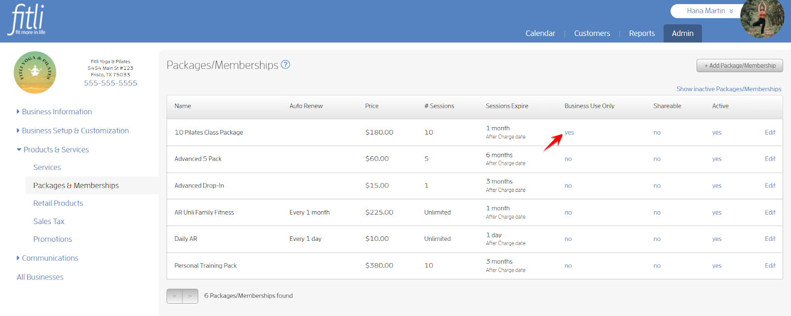 How to Edit your Services and Packages from the List View? — screenshot 17