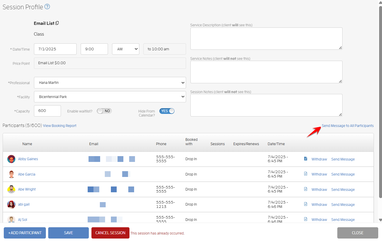 Can I send emails to all of my customers or my entire client base? — screenshot 4