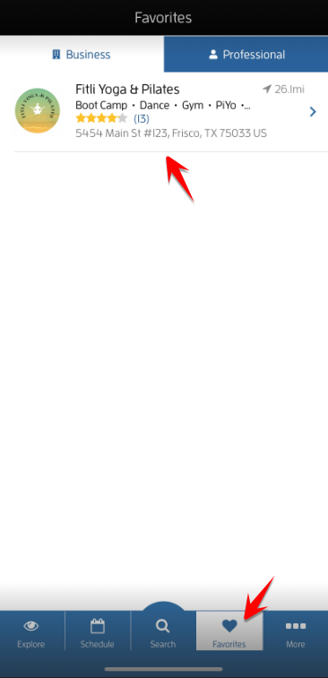 iOs App: How Can I Leave a Review for a Business/Instructor? — screenshot 12