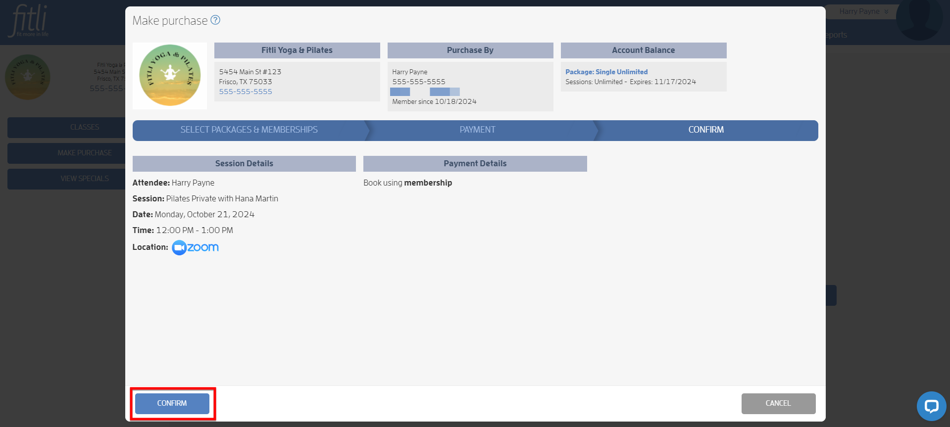 I want to sign up and book a session, now what do I do? — screenshot 26
