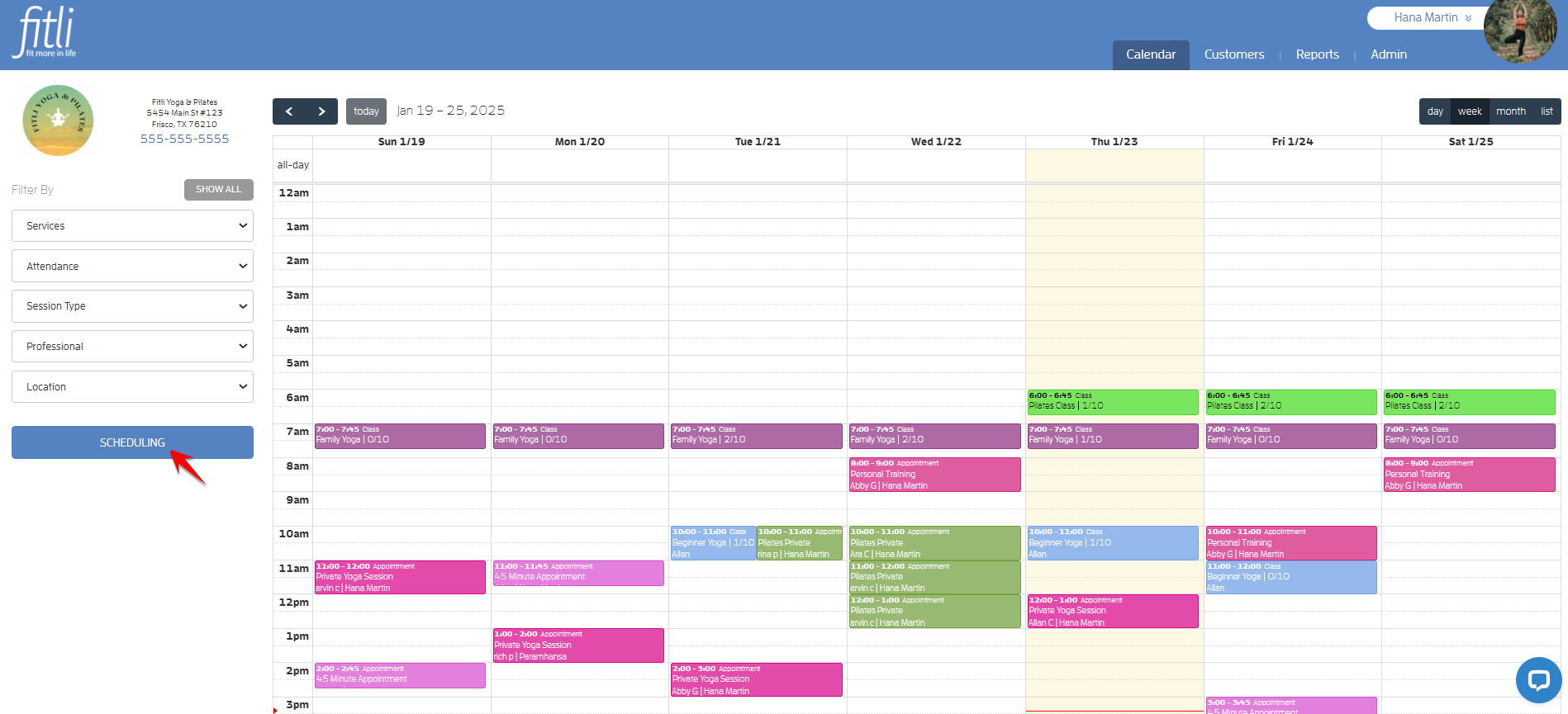 How to Schedule Excepted Times for your Professionals? — screenshot 4