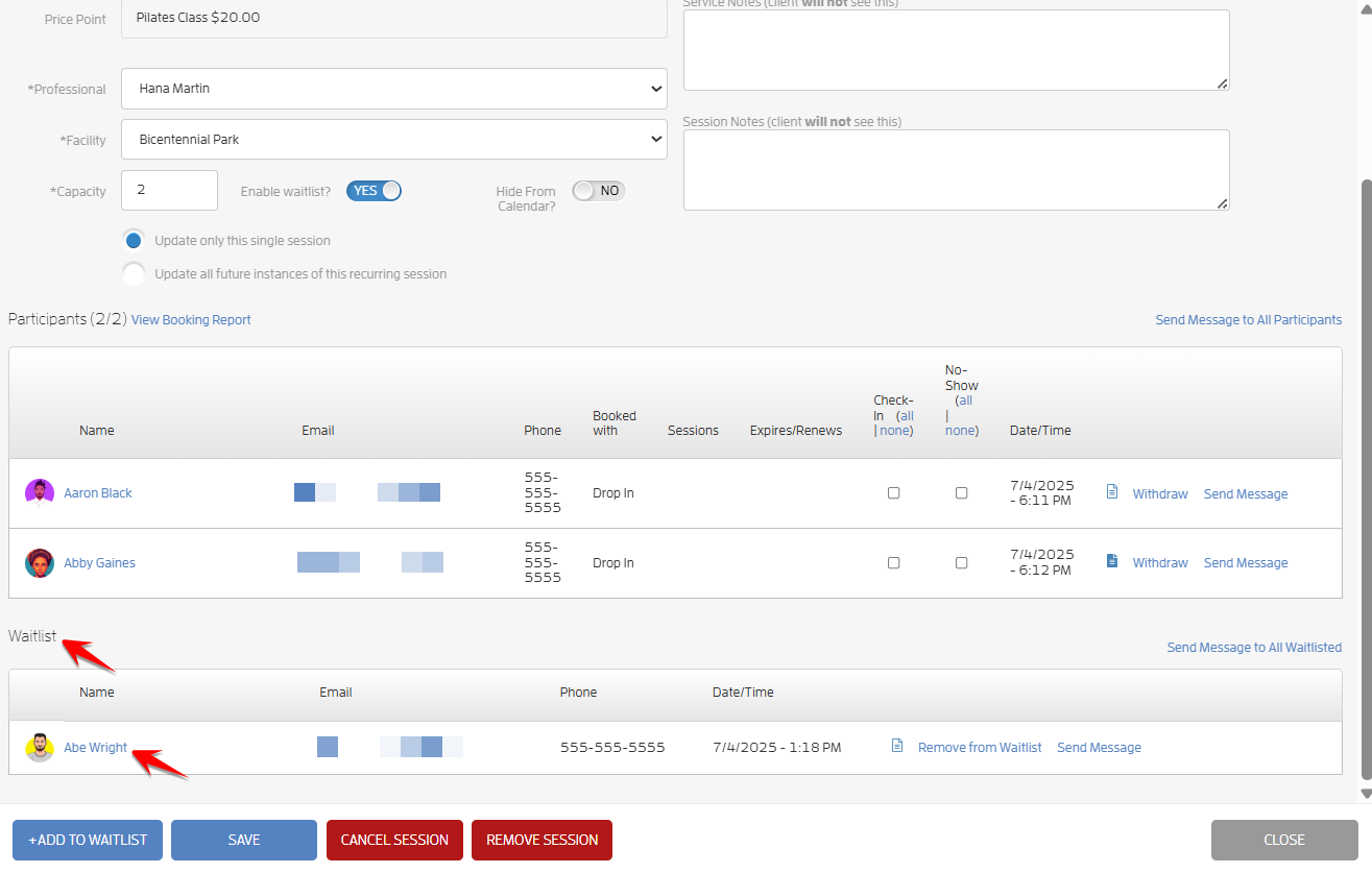 Business Guide: Waitlist for Relationships — screenshot 8