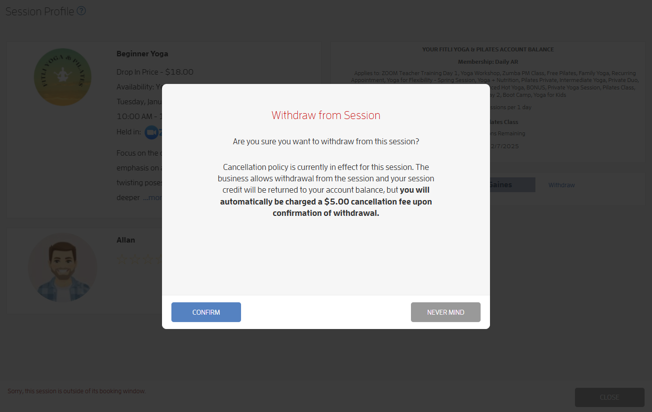What Options are there to Handle Late Cancellations? — screenshot 7