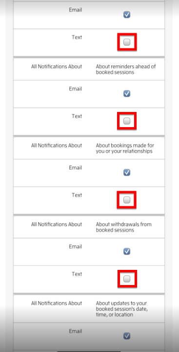 Mobile version: Why have my SMS notifications been turned off? — screenshot 11