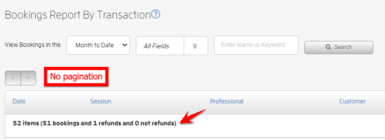 Bookings Report! — screenshot 4