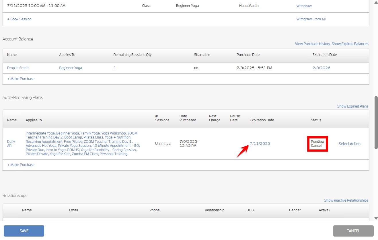 Handling Failing Client Auto-Renewing Memberships (Business Guide) — screenshot 19