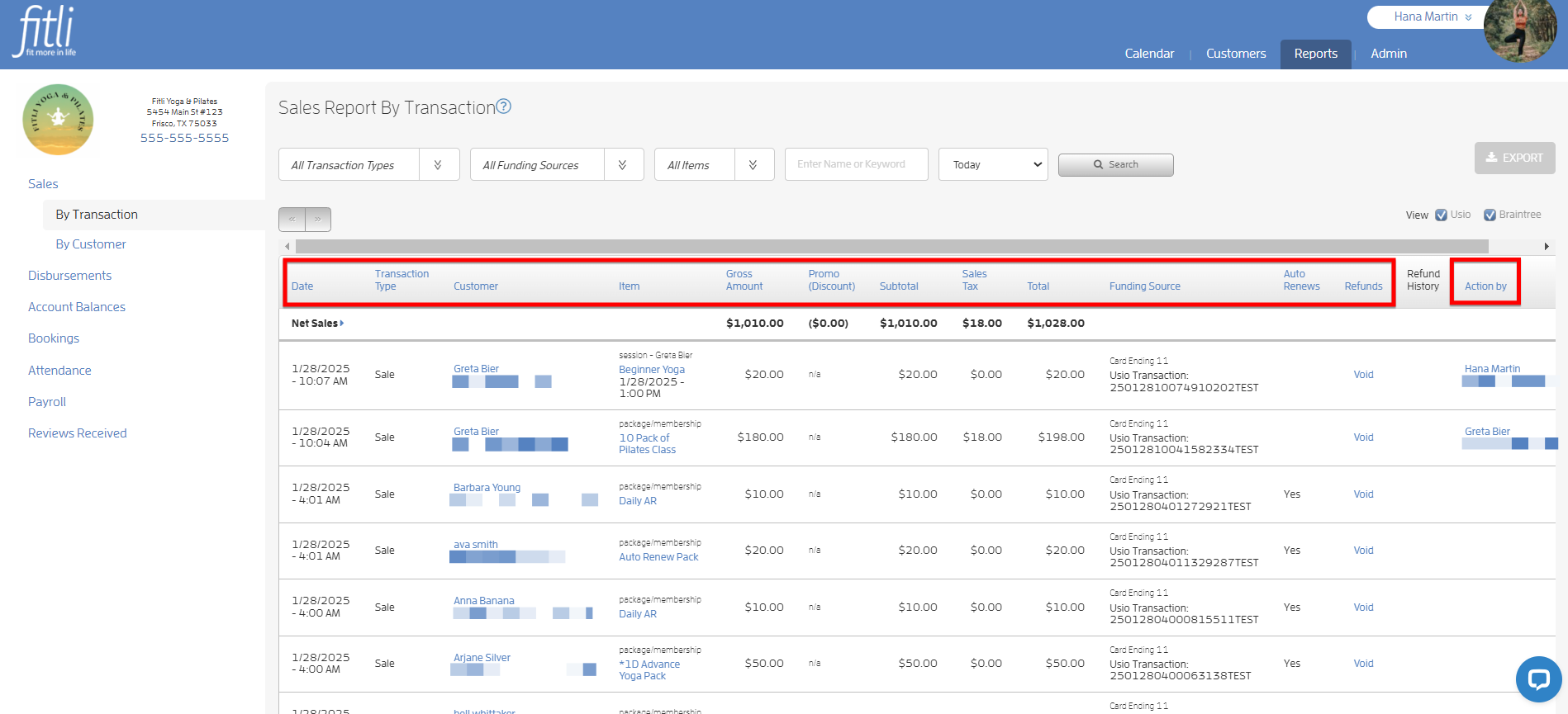 Can I search my Sales Report, or sort the data in any way? — screenshot 7