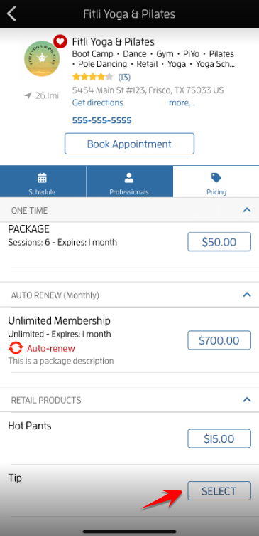 iOs App: How to Tip a Business? — screenshot 3