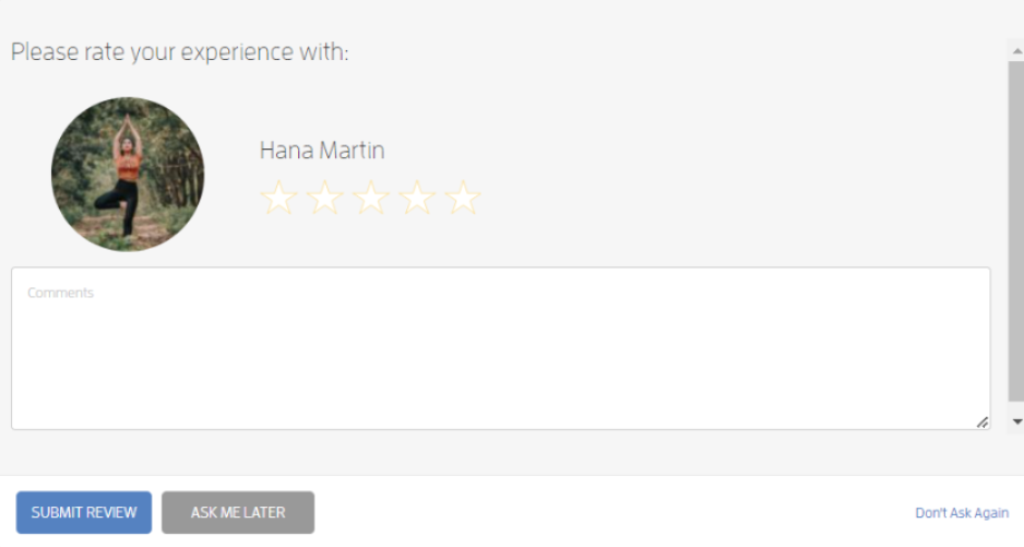 How does a client leave me a professional review? — screenshot 9