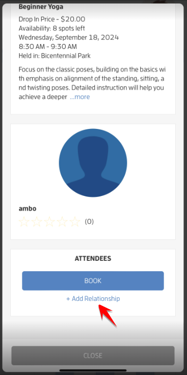 Mobile version: How to Add Relationships While Booking? — screenshot 5