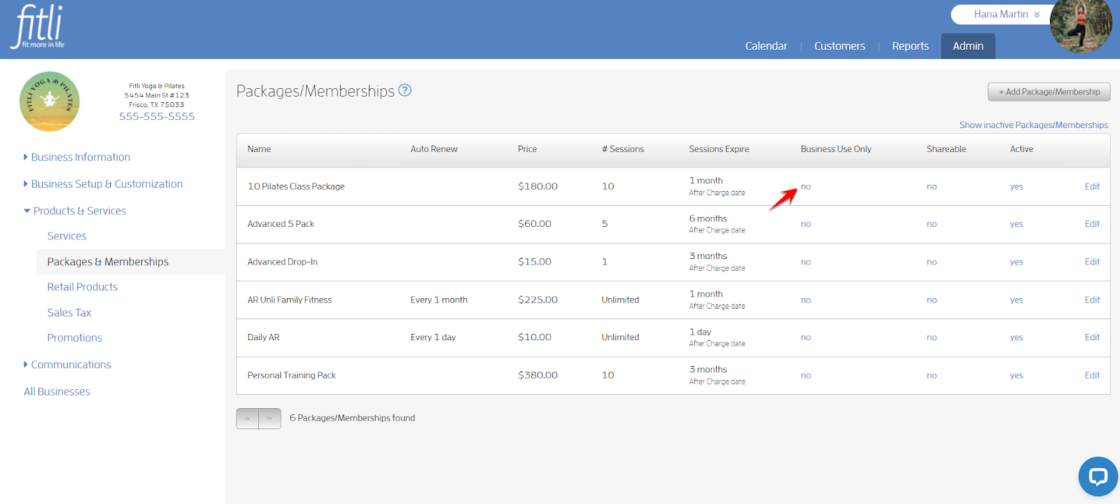 How to Edit your Services and Packages from the List View? — screenshot 15