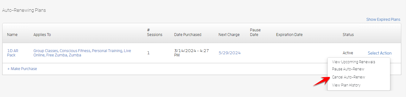 How can I cancel an auto-renewing membership? — screenshot 4