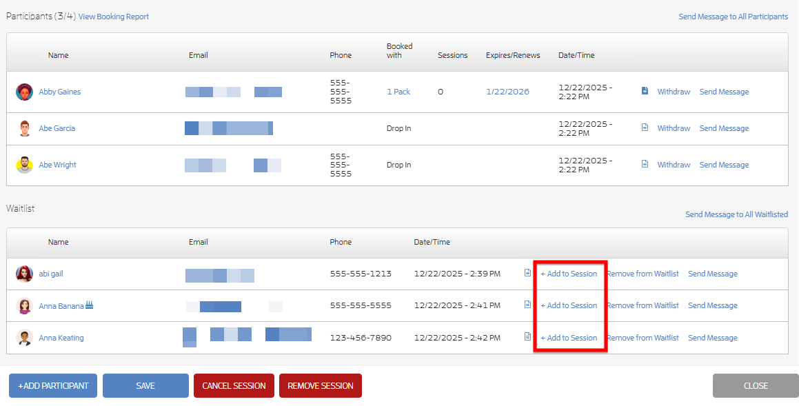 Waitlist for Classes — screenshot 12