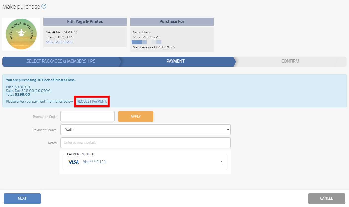 Generate Payment Requests — screenshot 3