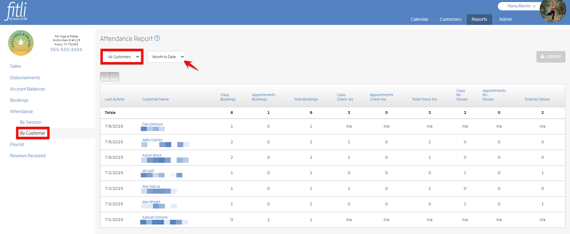 Check-In and Your Attendance Report — screenshot 6