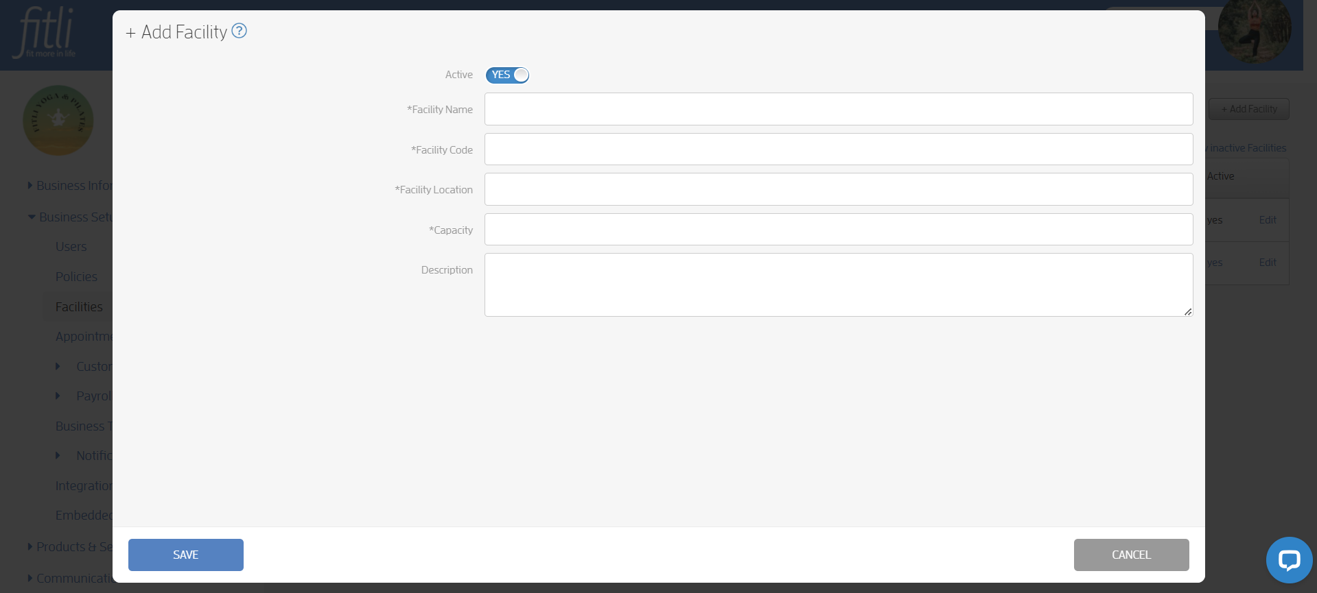 How to Add, Customize, Remove and Default Facilities! — screenshot 4