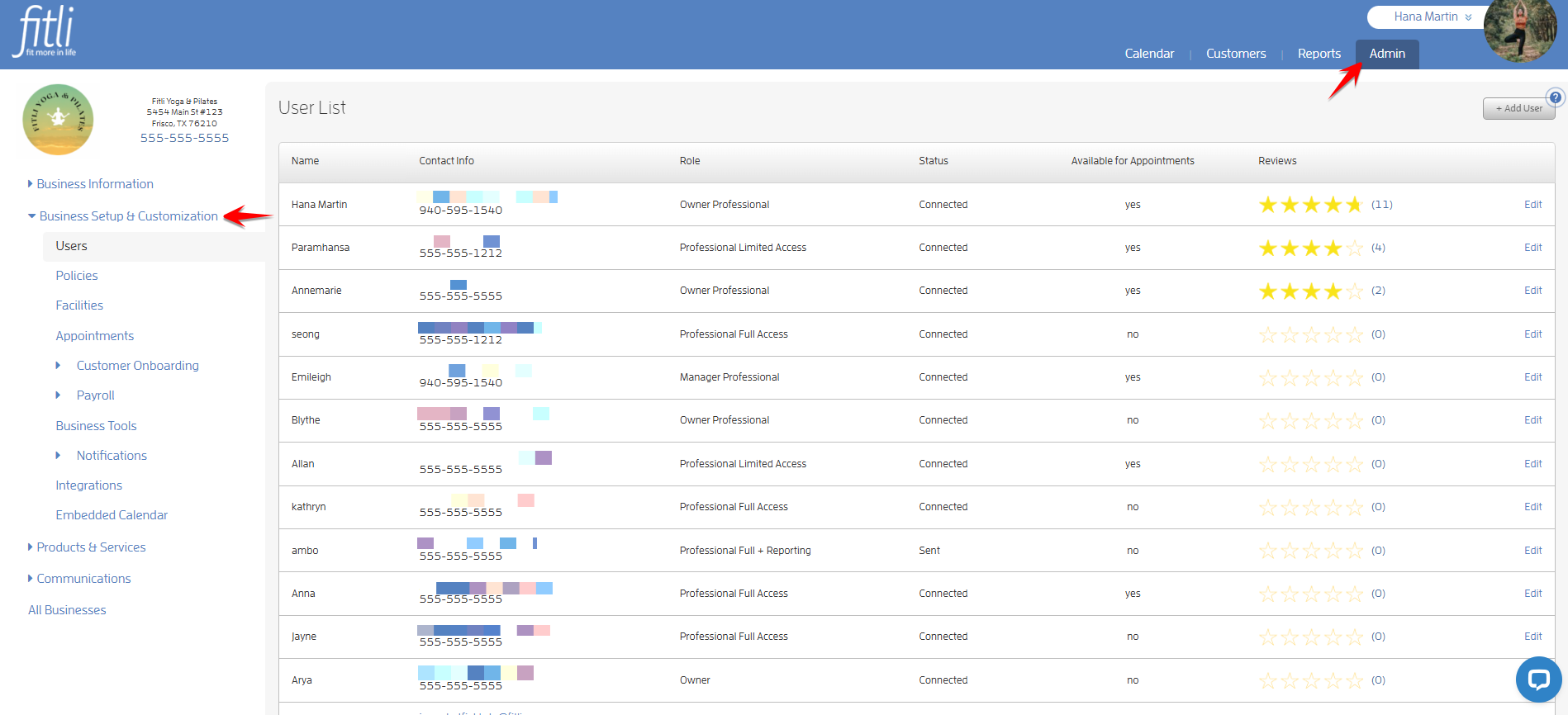 How to Schedule Excepted Times for your Professionals? — screenshot 1