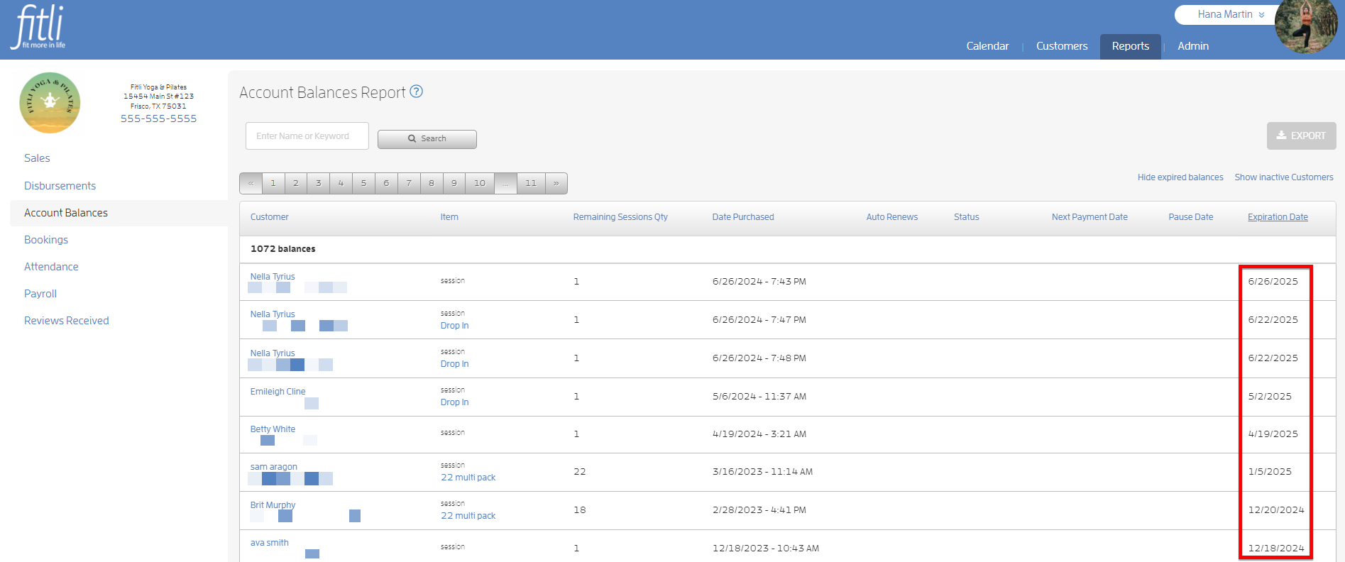 Account Balance Reporting — screenshot 6
