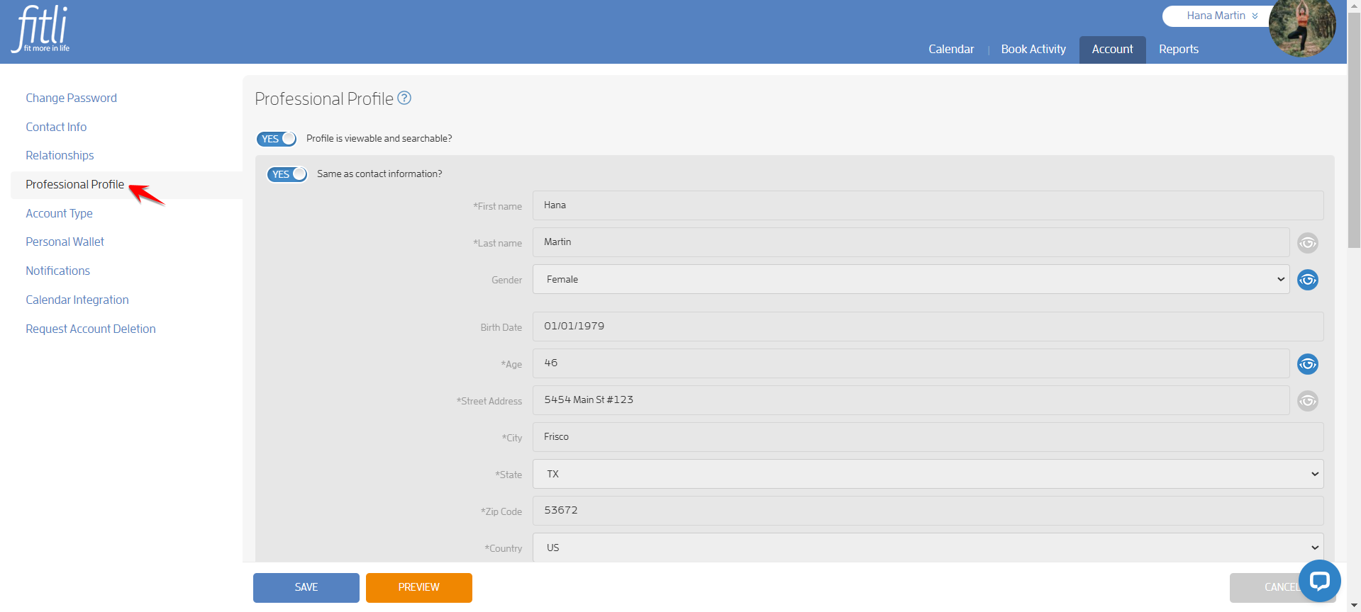 How do I upload my professional profile, certifications, photo, etc? — screenshot 8