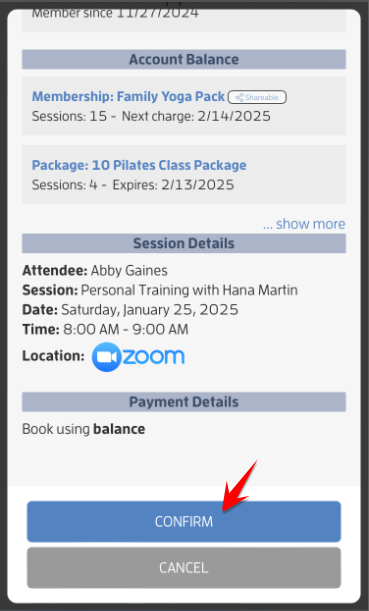 Mobile version: How to Reschedule an Appointment? — screenshot 10